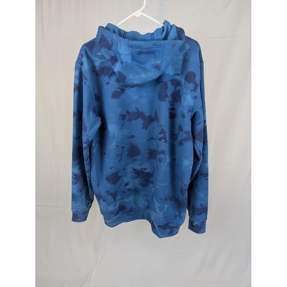 NWOT Carhartt Mens Blue Cloud Tie Dye Loose Fit Hoodie Sweatshirt TS7206- Medium - Picture 8 of 12